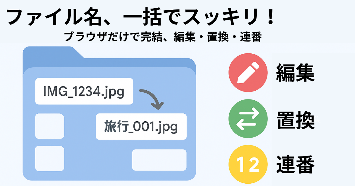 ChottoTool ちょっとツール リネームツール