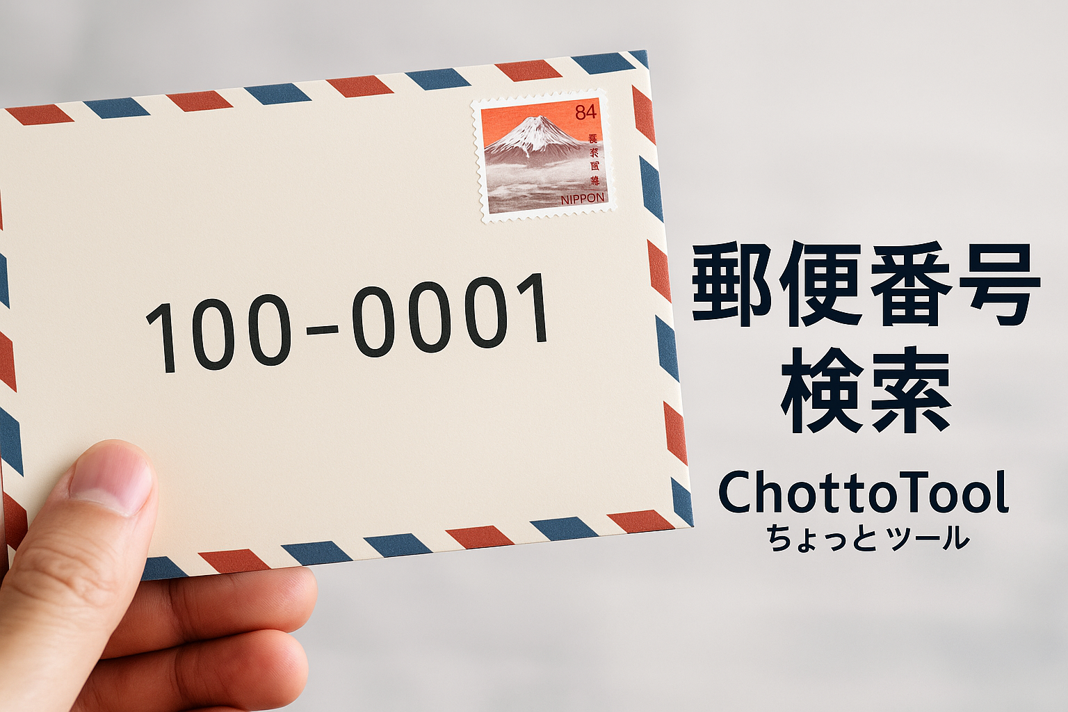 郵便番号検索ツール ChottoTool ブログ